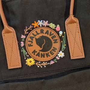 NWOT Fjallraven Kanken No 2 Embroidered Backpack